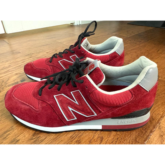 Rare New Balance Made in USA Sneaker Burgundy Suede Mesh M996RR Sz 9.5D EUC main image 7